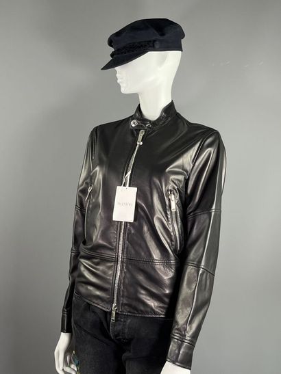 VALENTINO - Veste en cuir homme - Env. taille...