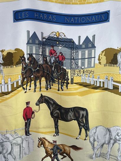 HERMÈS Paris - Carré de soie - Les haras...