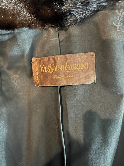 YVES SAINT LAURENT Fur
Long mink coat with...