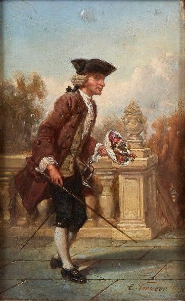 Elchanon Leonardus VERVEER (1826-1900), attributed...