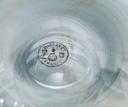 BACCARAT - Set of cut crystal glasses Harcourt...