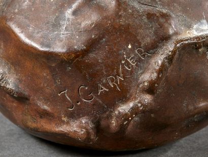 Jean GARNIER (1853 - 1910)
Bronze pitcher...