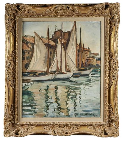 Emile Othon FRIESZ (1879-1949)
Sailing Boats,...