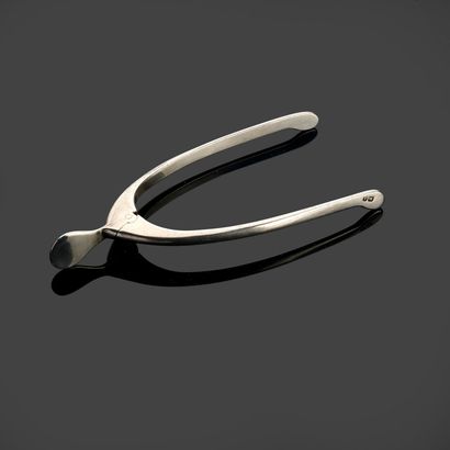 Sugar tongs in silver 925 thousandths, 