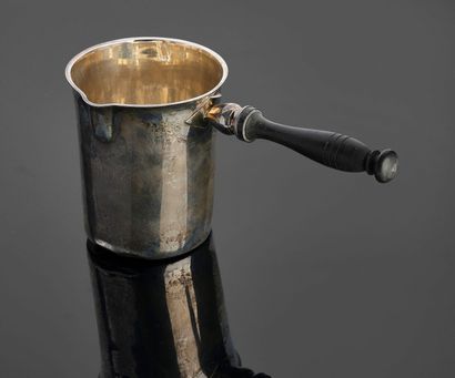 Laitière en argent uni 950 millièmes manche...