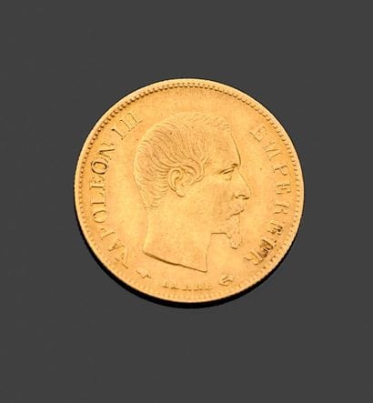 FRANCE - 10 franc gold coin 1860