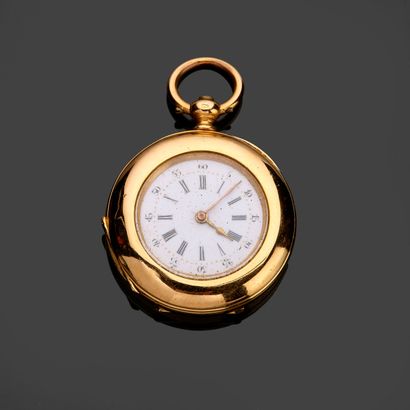 18k (750 thousandths) yellow gold gousset...