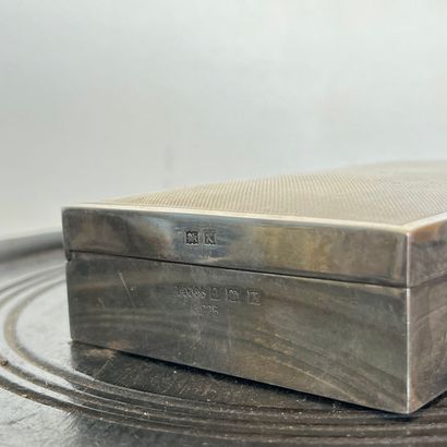 Cigarette box in silver 925 thousandths with...