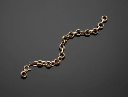 18 k (750 thousandths) yellow gold bracelet...