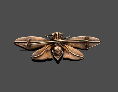 GUIRAUD in Nimes
Silver and vermeil brooch...