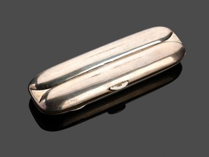 Case for two cigars in 925 thousandths silver,...