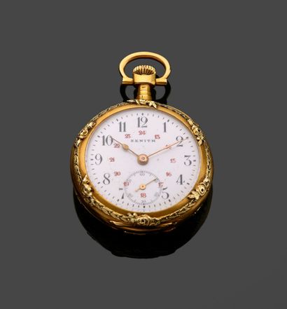ZENITH - Collar watch in 18k (750 thousandths)...