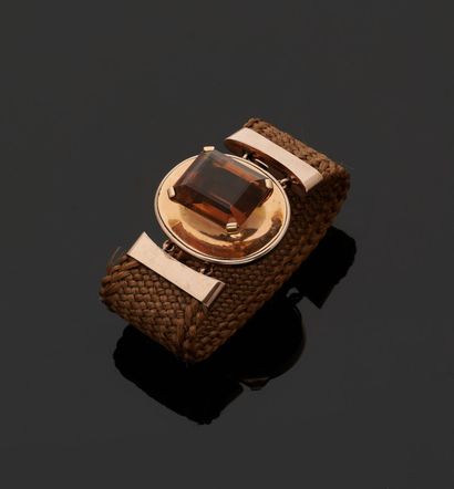 Bracelet in 9 k (375 thousandths) yellow...