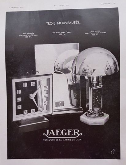 JAEGER - 1934 - Mysterious electric clock...