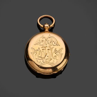 18k (750 thousandths) yellow gold gousset...