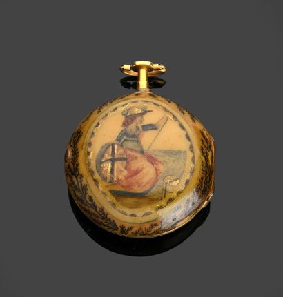 THAE NEWMAN LYNN - Montre de poche en or...