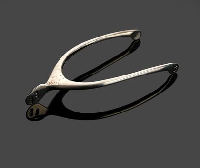 Silver sugar tongs (925 thousandths), 