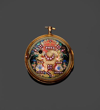 Julien LE ROY à Paris - Rare montre de poche...