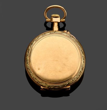 Collar watch in 18k (750 thousandths) yellow...