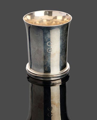PUIFORCAT - 925 thousandths silver tumbler...