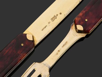 Gustave KELLER - Deployant travel cutlery...