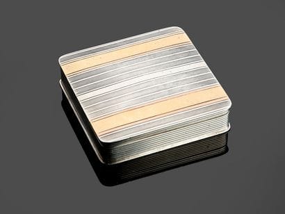 ALFRED DUNHILL PARIS - Boite quadrangulaire...
