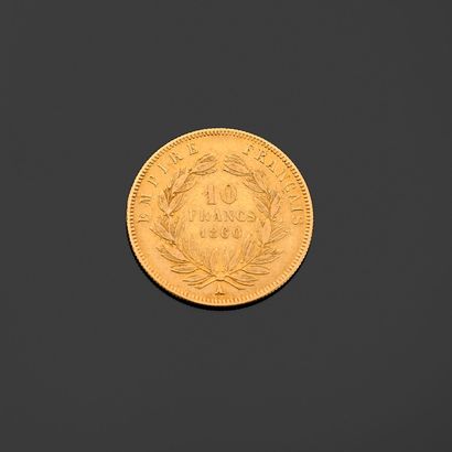 FRANCE - 10 franc gold coin 1860