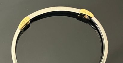 FRED PARIS - Steel and 18k (750 thousandths)...