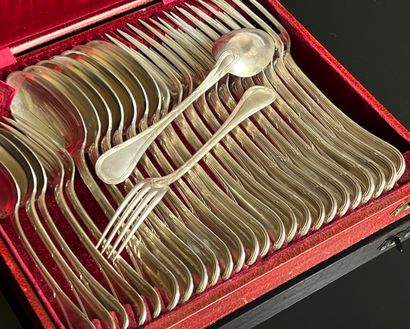 PUIFORCAT - Partie de ménagère de couverts...