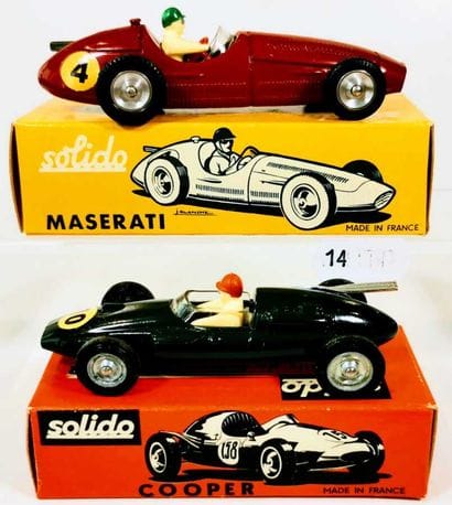 SOLIDO
MASERATI, red, réf 102 (bo)
COOPER,...