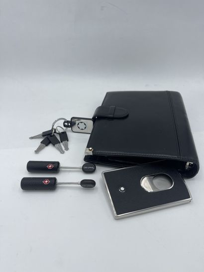 MONT-BLANC - Mont-Blanc rolling suitcase.
Includes...