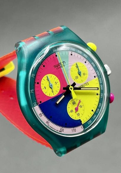 SWATCH, SWATCH watch, CHRONO FLASH ARROW...
