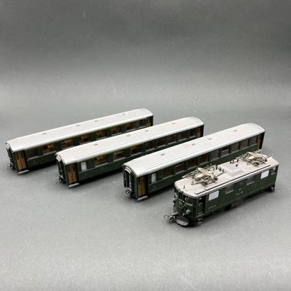 BEMO - Swiss railcars (about 15 pieces with...