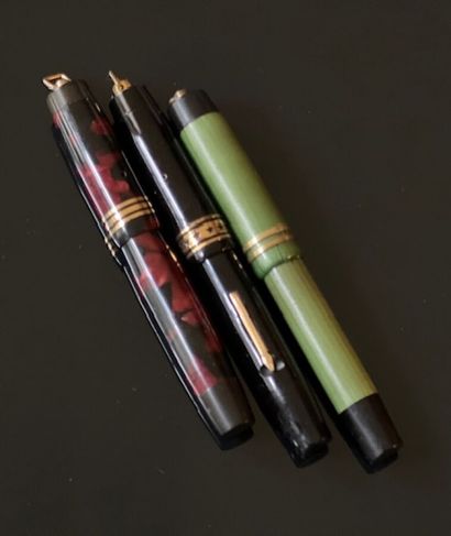 Set of three fountain pens - GOLD STARRY...
