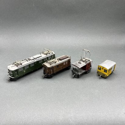 BEMO - Swiss railcars (about 15 pieces with...