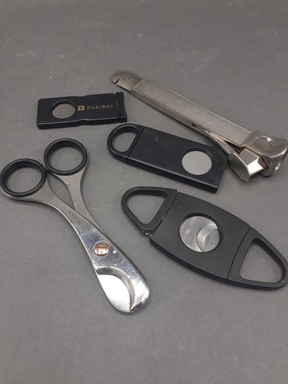 Set of 5 cigar cutters.

Varied set of cigar...