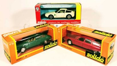 SOLIDO
RENAULT 30 gam 2, green metal, réf...
