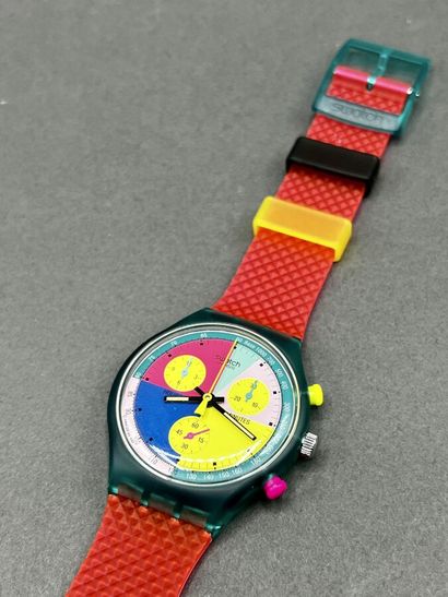 SWATCH, SWATCH watch, CHRONO FLASH ARROW...