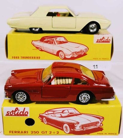 SOLIDO
FERRARI 250 GT 2 + 2, garnet, réf...
