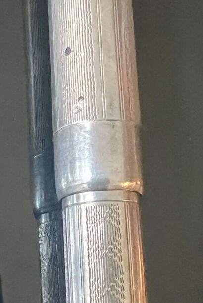 WATERMAN - Silver nib style with engraved...