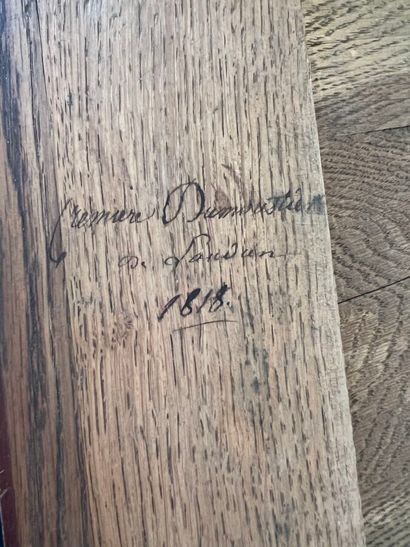 Secrétaire droit d'époque Restauration en...