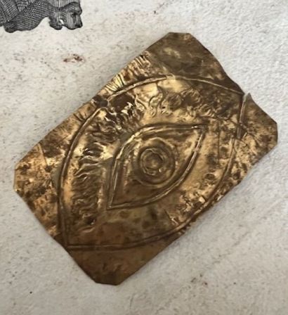 Stamped eye plaque (accidents)
4.7 x 7.1...