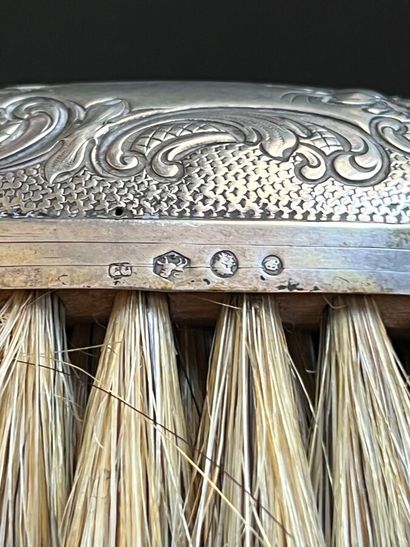 Hat brush in silver 925 thousandths on a...