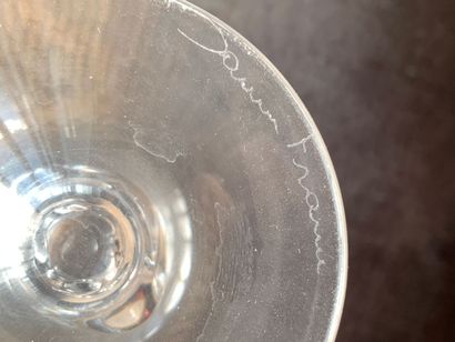 DAUM - France, partie de service de verres...