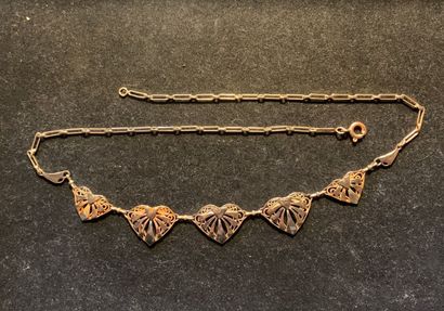 Necklace in 18 k yellow gold (750 thousandths)...