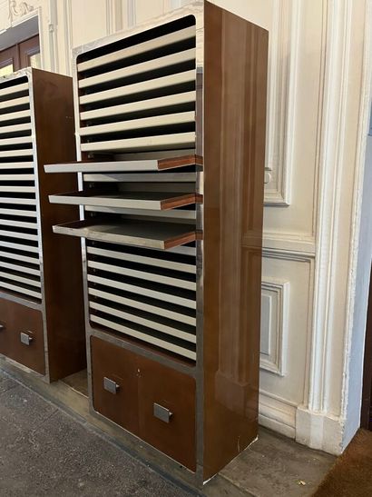 Set of 2 document storage units, series of...