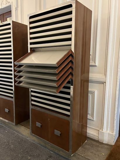 Set of 2 document storage units, series of...