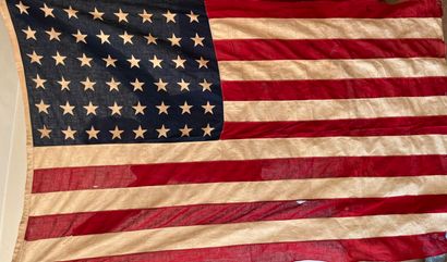 United States of America flag (tears and...