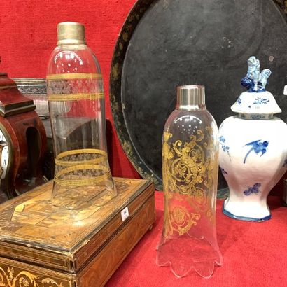 BACCARAT - Four photophore verrines of two...