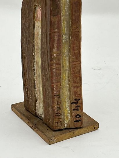 Modern school representing a totem pole....